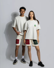 Short Royaume Denim White