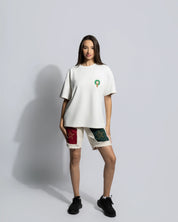 Short Royaume Denim White