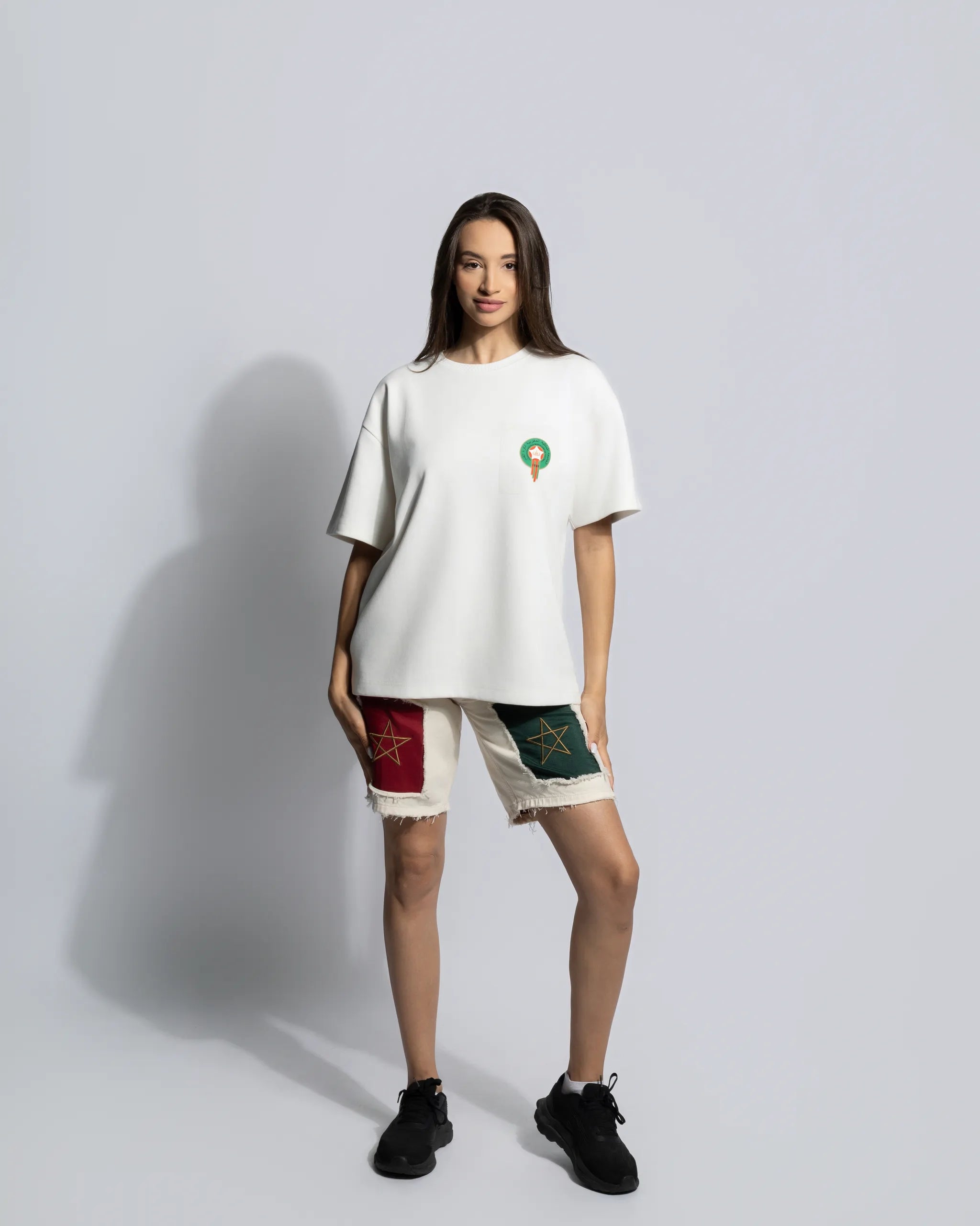 Short Royaume Denim White