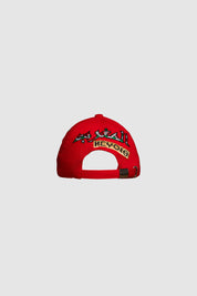 Red & Green Cap Dima Maghrib