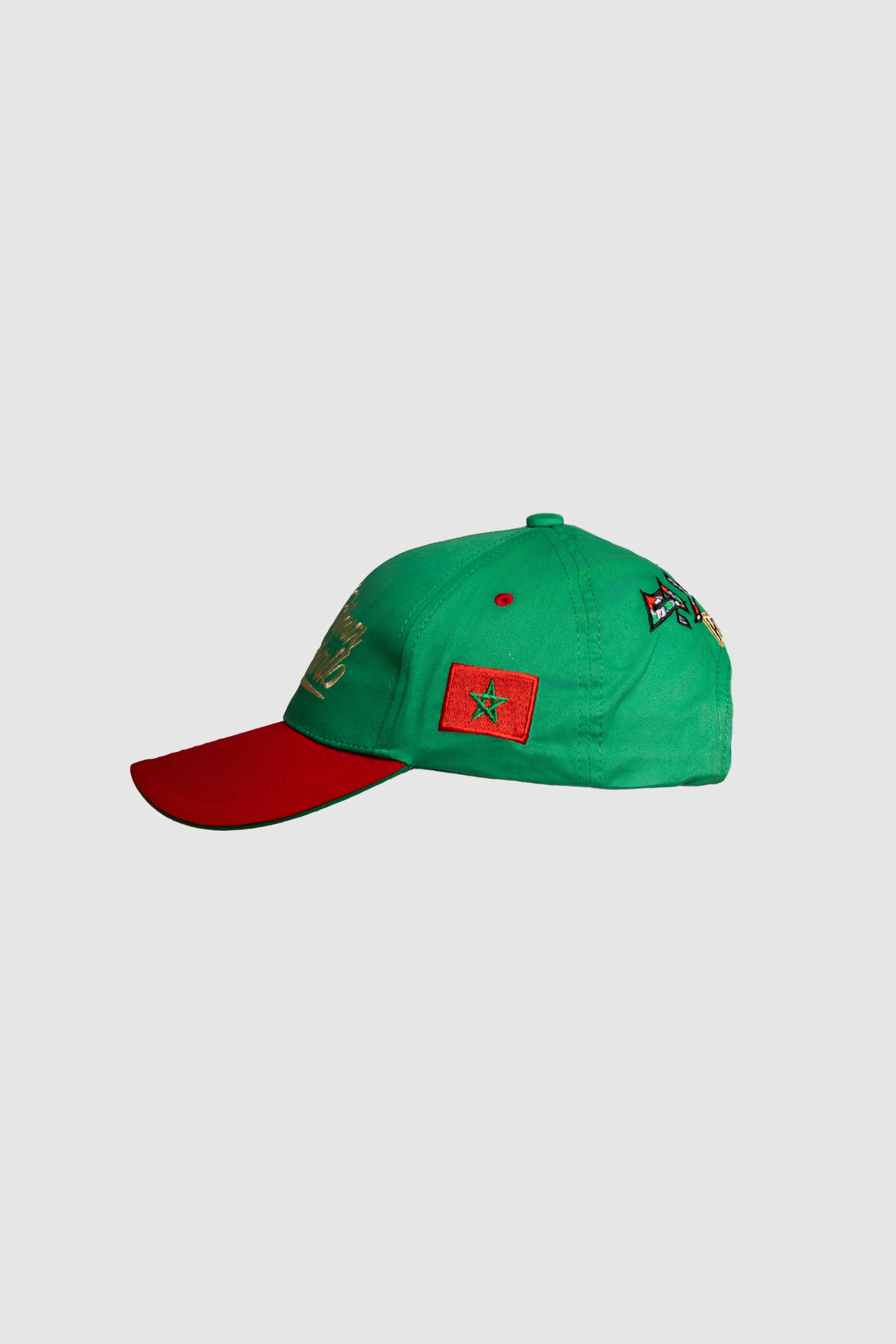 Green & Red Dima Maghrib Cap