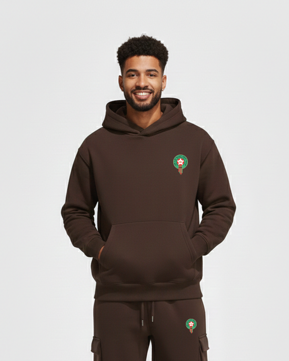 Morocco Hoodie Brown
