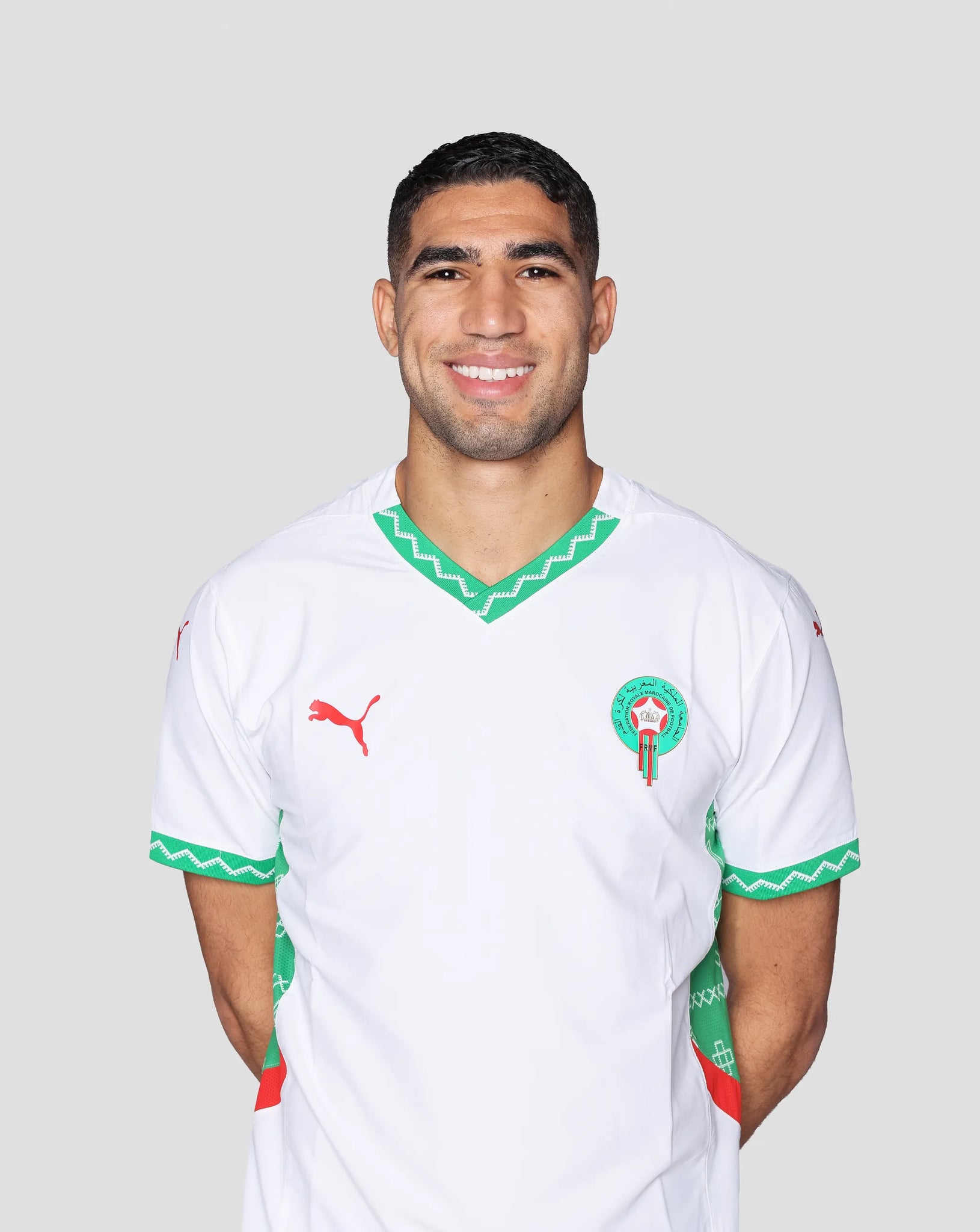 Maillot Puma blanc réplique de l'équipe nationale du Maroc 2020/21 extérieur pour homme Maillot Puma blanc réplique de l'équipe nationale du Maroc 2020/21 extérieur pour homme