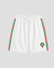 Colorblock Off-White Shorts